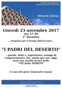 1° incontro 'Proposta per il Tempo dell'Avvento'