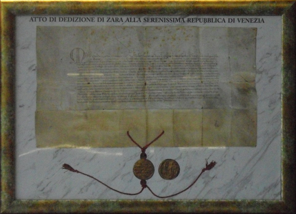 Atto di Dedizione di Zara a Venezia del 1409