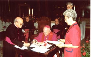 Mons. Eugenio Ravignani alla chiusura dell'indagine diocesana