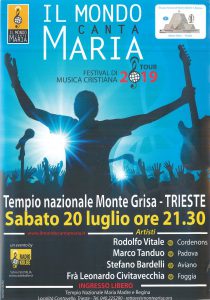 Il Mondo Canta Maria - Festival di musica cristiana - Tour 2019