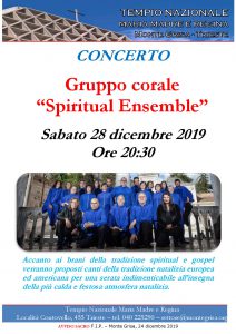 Concerto del Gruppo corale “Spiritual Ensemble”